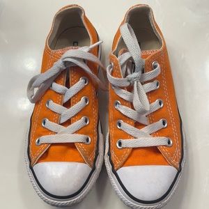 Orange Converse Shoes Size:12
